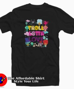 Trolls World Tour Troll Liebe Graphic T Shirt Cheap 1