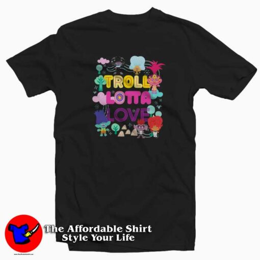 Trolls World Tour Troll Liebe Graphic T-Shirt Cheap