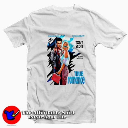 True Romance Poster Movie Film Graphic T-Shirt On Sale