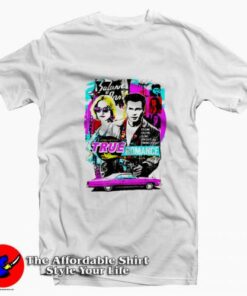 True Romance Tarantino Movie Poster Graphic T-Shirt On Sale