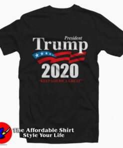 Trump Keep America Great Ladies Tee Shirt