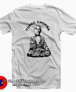Tupac Chopra Funny Rapper Mashup Unisex T shirt On Sale 1