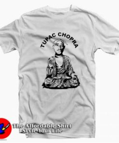 Tupac Chopra Funny Rapper Mashup Unisex T shirt On Sale 2