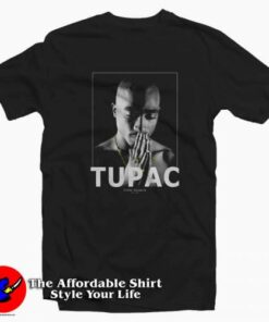 Tupac In Memoriam Portrait 1971-1996 T-shirt On Sale