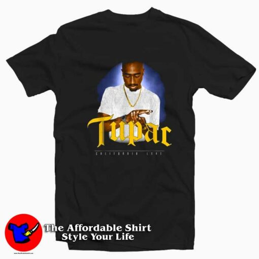 Tupac Shakur Hands Down California Love T-shirt On Sale