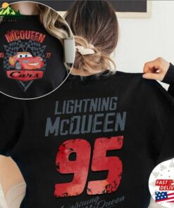 Two Sided Disney Lightning Mcqueen 95 Shirt Pixar Radiator Springs Cars Scenic Route T-Shirt Unisex 2 Two Sided Disney Lightning Mcqueen 95 Shirt Pixar Radiator Springs Cars Scenic Route T Shirt Unisex 3