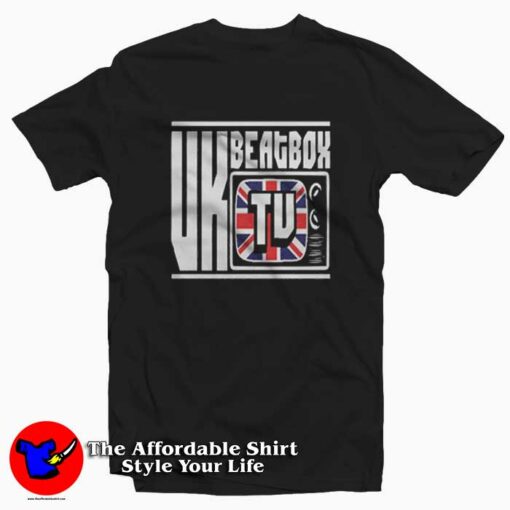 UK Beatbox TV British Union Jack Flag T-shirt On Sale