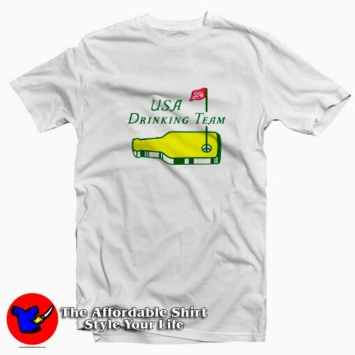 USA Drinking Team Masters Parody Unisex T-Shirt On Sale