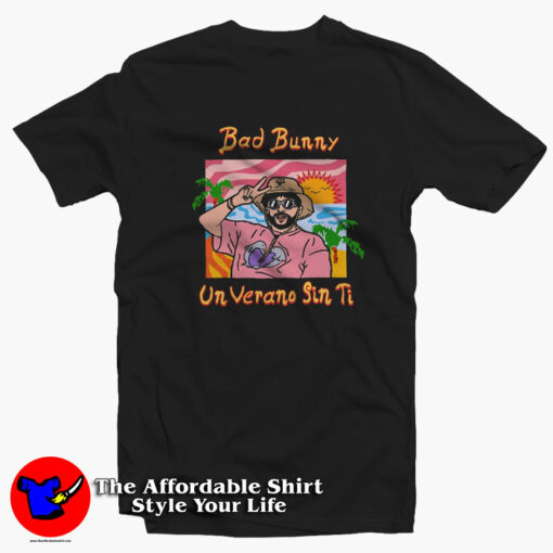 Un Verano Sin Ti Bad Bunny Retro Unisex T-Shirt On Sale