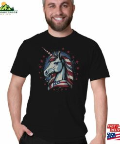 Unicorn Head Stars Stripes Shirt Unisex Graphic Tee T-Shirt Sweatshirt Unicorn Head Stars Stripes Shirt Unisex Graphic Tee T-Shirt Sweatshirt
