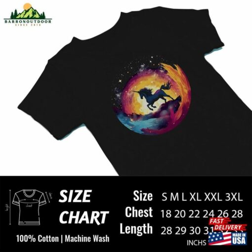 Unicorn In Space Shirt Unisex Graphic Tee Movie Sweatshirt