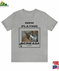 Unisex Jersey Short Sleeve Tee Funny Halloween Scream Cat T-Shirt Classic Sweatshirt Unisex Jersey Short Sleeve Tee Funny Halloween Scream Cat T-Shirt Classic Sweatshirt