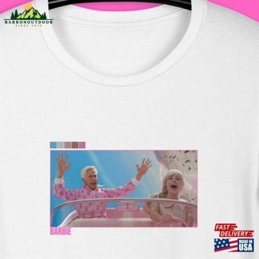 Unisex Movie 2023 T-Shirt Men Women Shirt Film Margot Robbie Ryan Gosling Classic