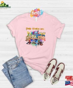 Universal Studios Family Vacation 2023 T-Shirt Funny Colored Print Shirt Remembrance Hoodie