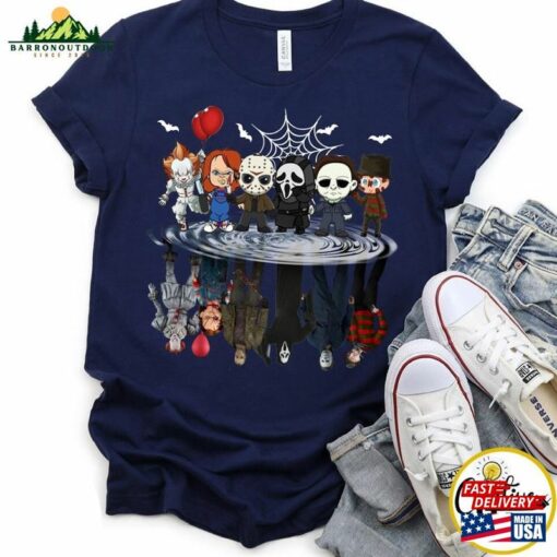 Universal Studios Halloween Horror Nights Shirt Scary Movie Characters Family Party 2023 Sweatshirt Unisex