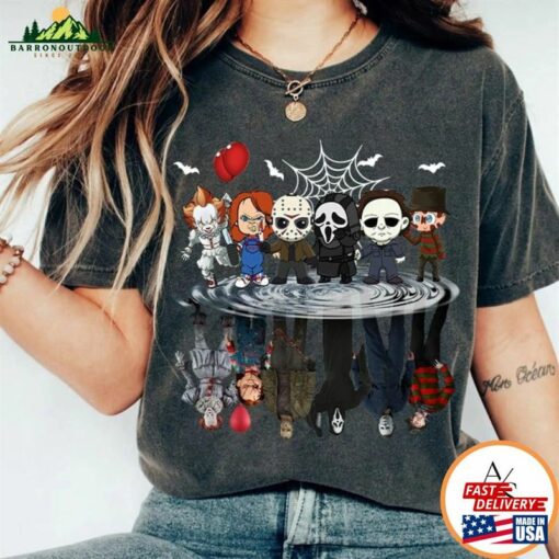 Universal Studios Halloween Horror Nights Shirt Scary Movie Characters Family Party 2023 Unisex Sweatshirt