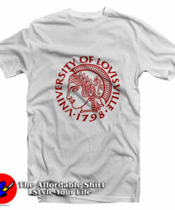 University of Louisville 1798 Logo Graphic T Shirt On Sale 1