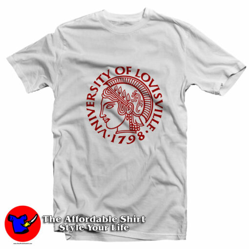 University of Louisville 1798 Logo Graphic T-Shirt On Sale