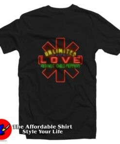 Unlimited Love Red Hot Chili Peppers Tour T Shirt On Sale 2