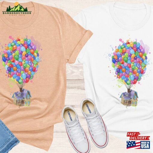 Up Disney Shirt Vintage Vacay Castle Retro Family Disneyworld Trip 2023 T-Shirt Unisex