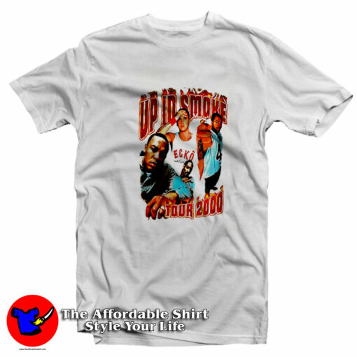 Up In Smoke Tour DRE Eminem Snoop T-Shirt On Sale