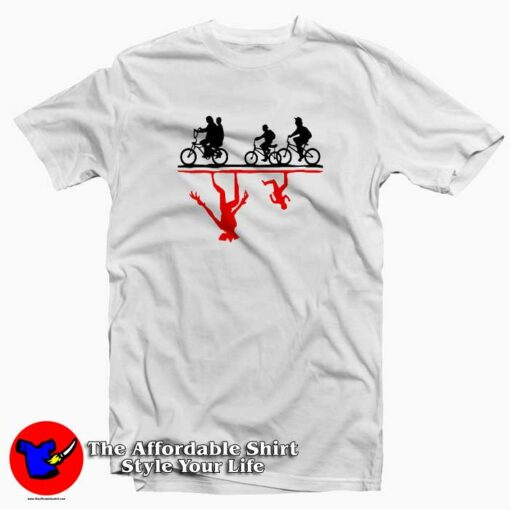 Upside Down World Stanger Things T-Shirt Cheap