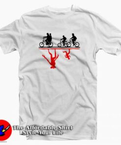Upside Down World Stanger Things T Shirt Cheap 2