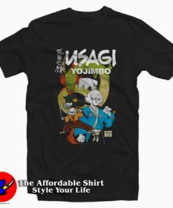Usagi Yojimbo Dragon Group Graphic Unisex T-Shirt On Sale Usagi Yojimbo Dragon Group Graphic Unisex T-Shirt On Sale