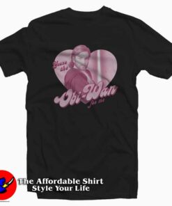 Valentines Obi-Wan For Me Heart Graphic T-Shirt On Sale Valentines Obi-Wan For Me Heart Graphic T-Shirt On Sale