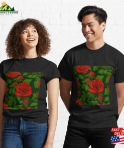Vampire Blood Rose In Bloom V3 Classic T-Shirt Vampire Blood Rose In Bloom V3 Classic T-Shirt