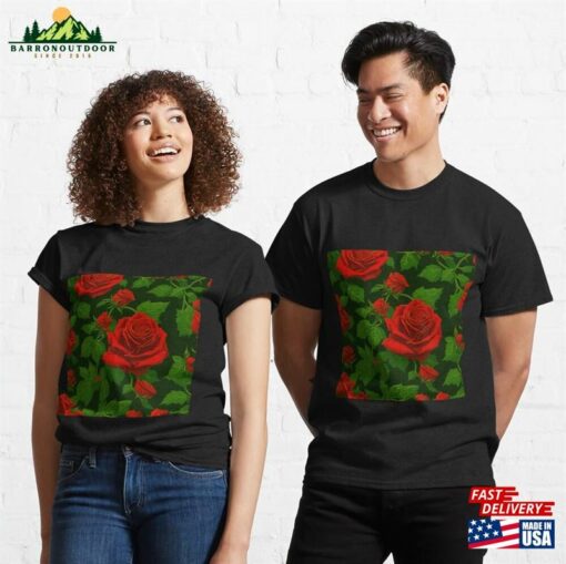 Vampire Blood Rose In Bloom V3 Classic T-Shirt