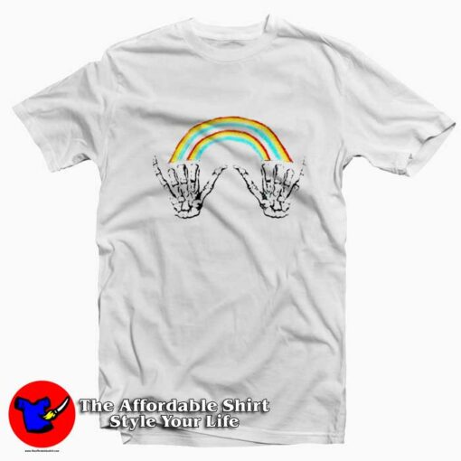 Vans Double Shaka Rainbow Graphic T-Shirt On Sale