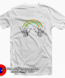 Vans Double Shaka Rainbow Graphic T-Shirt On Sale