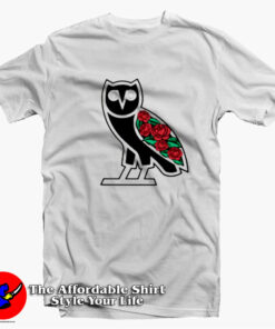 Very Own OVO Rose OG Owl Logo Unisex T shirt On Sale 1
