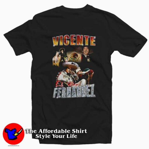 Vicente Fernandez Vintage 90s Retro T-shirt On Sale