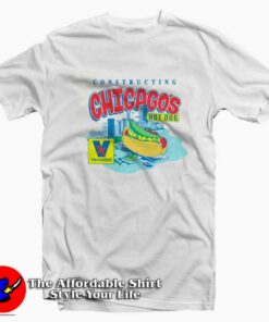 Vienna Beef Oatmeal Chicagos Hot Dog T shirt On Sale 1