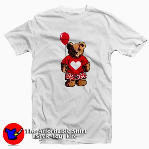 Vintage 1980s Single Stitch Valentine Bear T-Shirt On Sale