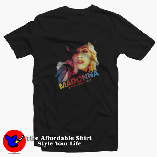 Vintage 2008 Madonna Sweet & Sticky Tour T-shirt On Sale