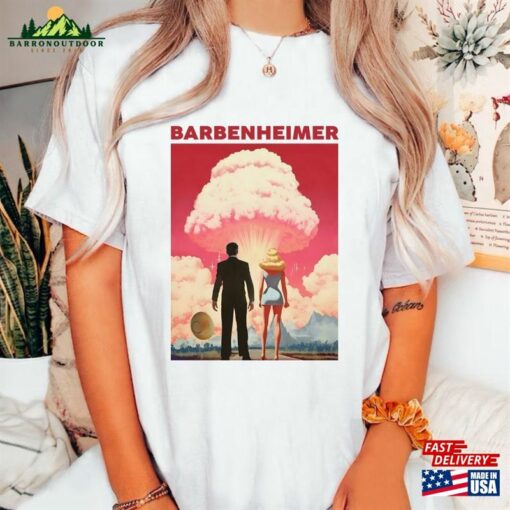 Vintage 2023 Barbenheimer Shirt T-Shirt Hot Barbie Oppenheimer Sweetshirt Sweatshirt Classic