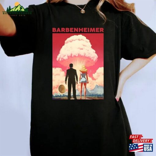 Vintage 2023 Barbenheimer Shirt T-Shirt Hot Barbie Oppenheimer Sweetshirt Sweatshirt Classic