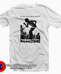 Vintage 60s The Rolling Stones Tour Unisex T shirt On Sale 1