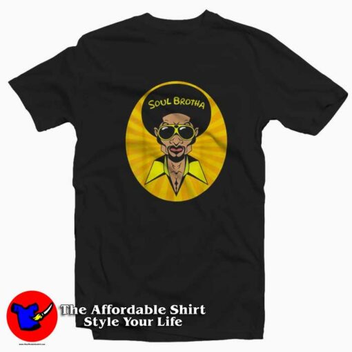 Vintage 70s Funky Afro Soul Music Unisex T-shirt On Sale