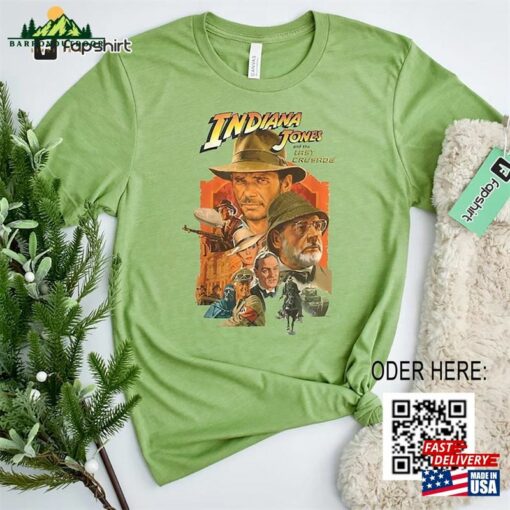 Vintage 90S Indiana Jones Adventure Disneyland 1995 Shirt T-Shirt Disney Movie Tee Classic