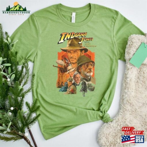 Vintage 90S Indiana Jones Adventure Disneyland 1995 Shirt T-Shirt Disney Movie Tee Hoodie Classic