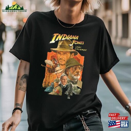 Vintage 90S Indiana Jones Adventure Disneyland 1995 Shirt T-Shirt Disney Movie Tee Sweatshirt