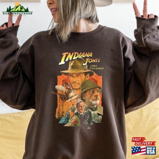 Vintage 90S Indiana Jones Adventure Disneyland 1995 Sweatshirt Hoodie Disney Movie Unisex