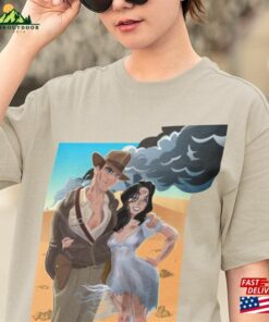 Vintage 90S Indiana Jones And Marion Ark Disneyland 1995 Shirt T-Shirt Disney Movie Tee Hoodie Unisex Vintage 90S Indiana Jones And Marion Ark Disneyland 1995 Shirt T-Shirt Disney Movie Tee Hoodie Unisex