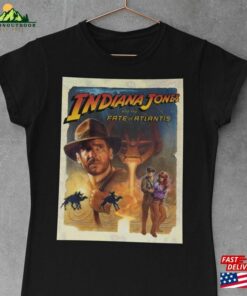 Vintage 90S Indiana Jones And The Fate Of Atlantis 1995 Shirt T-Shirt Disney Movie Tee Classic