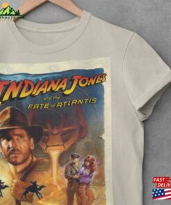 Vintage 90S Indiana Jones And The Fate Of Atlantis 1995 Shirt T-Shirt Disney Movie Tee Classic 2 Vintage 90S Indiana Jones And The Fate Of Atlantis 1995 Shirt T Shirt Disney Movie Tee Classic 3