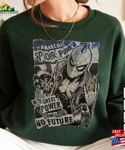 Vintage 90S Spider Punk Across The Verse Shirt T-Shirt Hoodie
